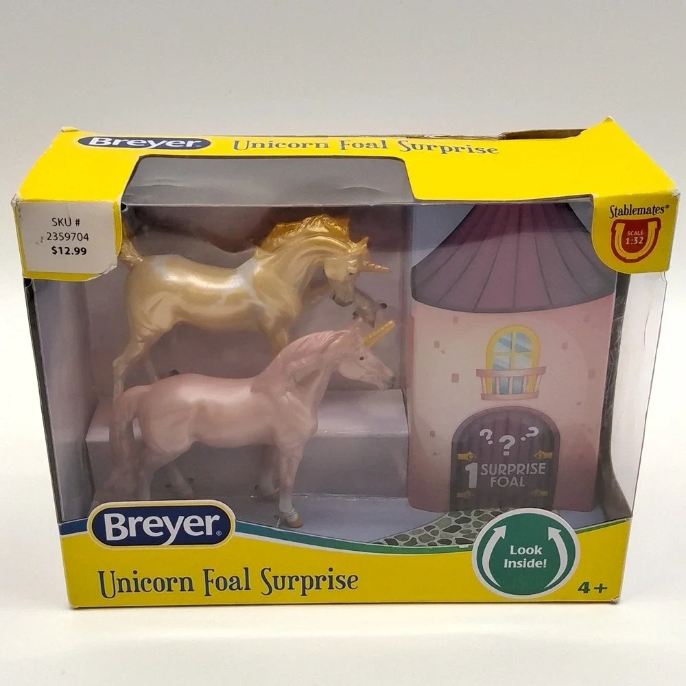 NIP Breyer Stablemates Unicorn Foal Surprise Sparkling Canyon Family B-SM-10298